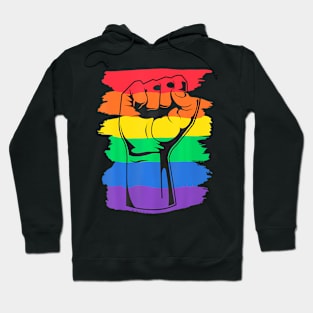 Pride Month LGBT Fist LGBTQ Gay Pride Hoodie